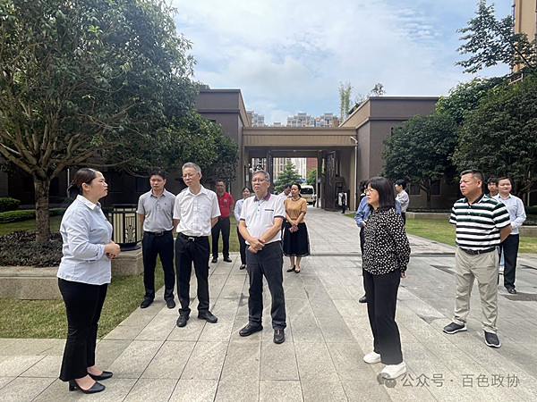 考察组在崇左市阳光珑悦府小区调研.jpg