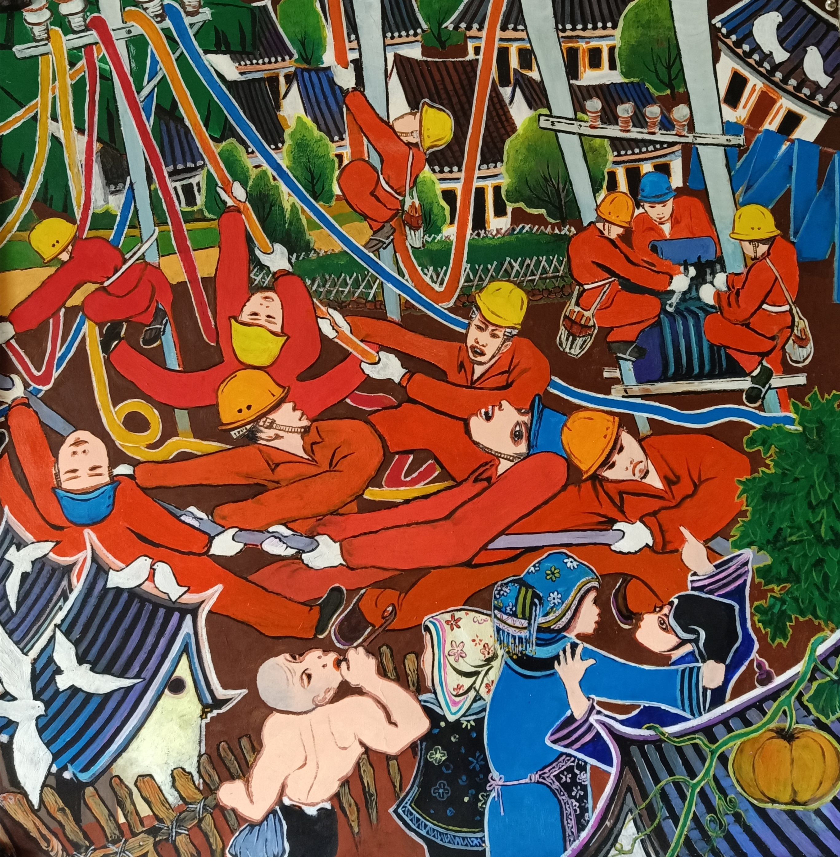 广西靖西政协网 - 政协书画 - 靖西壮族农民画创作再传喜讯