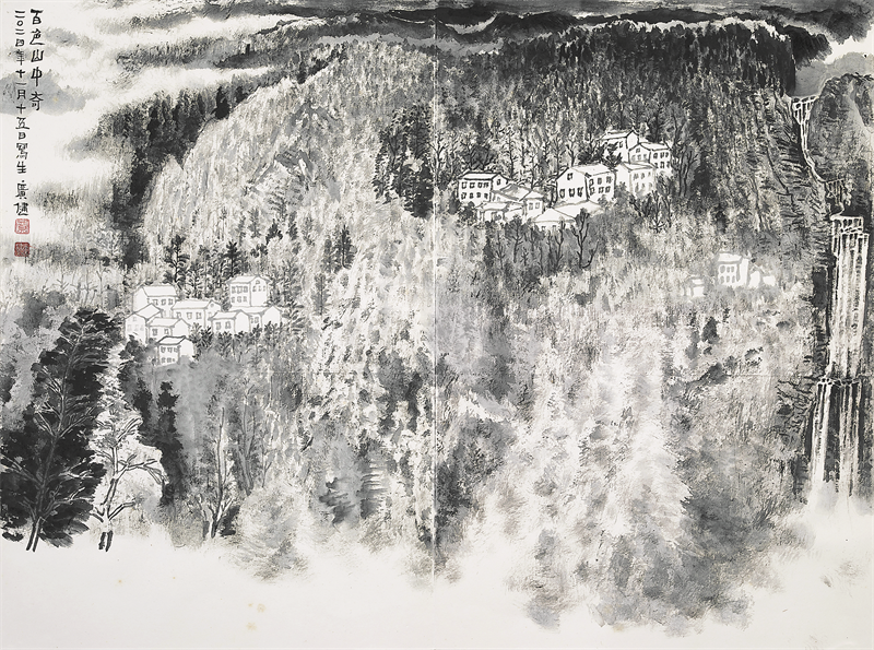 6《百色山中奇》（国画）50×67cm.png